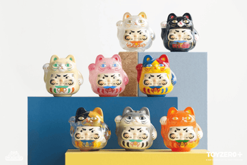 PP X MONSTER Sparkle Lucky Kitten Daruma Blind Box (Box of 16)