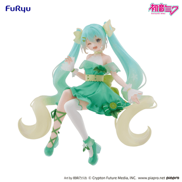 Hatsune Miku Noodle Stopper Figure -Hatsune Miku Lime ver.- | 4571623510222