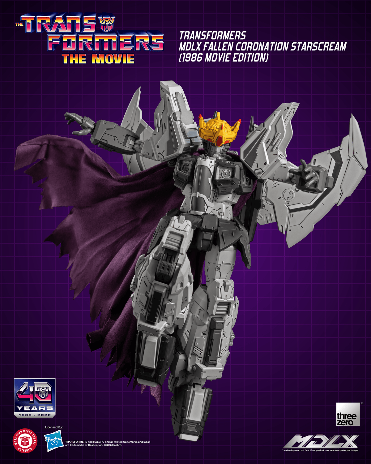 Transformers MDLX Fallen Coronation Starscream (1986 Movie Edition)