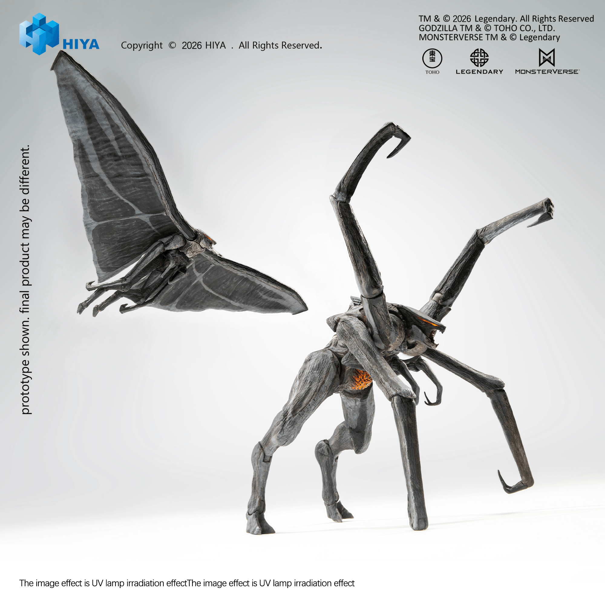 None Scale 6 Inch Godzilla 2014 Male & Female Muto Set Action Figure | 6957534205071