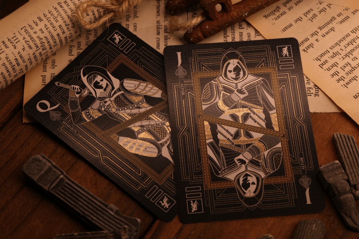 Assassin's Creed Legacy Ver. II Playing Cards - Onyx Hidden Blade Edition