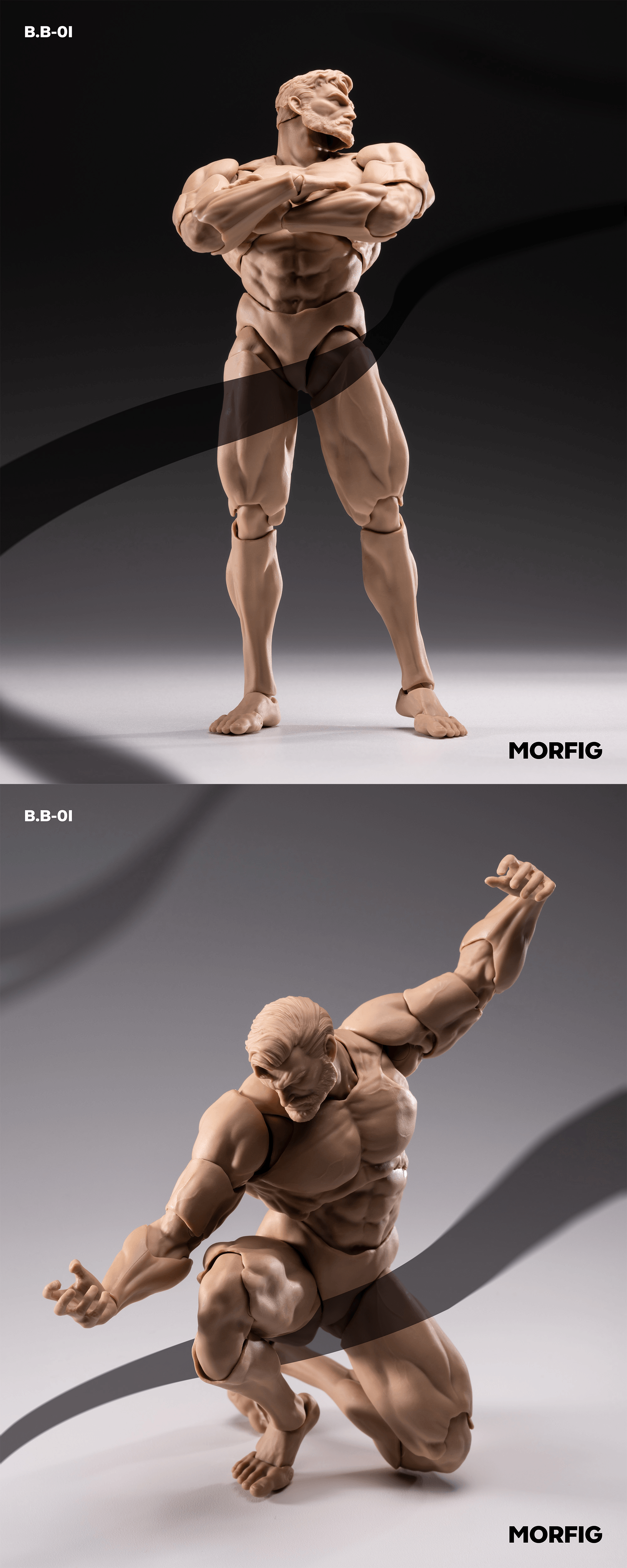 INART- Blank Male Body 1/12 Action Figure (Skintone) | 6972662531908