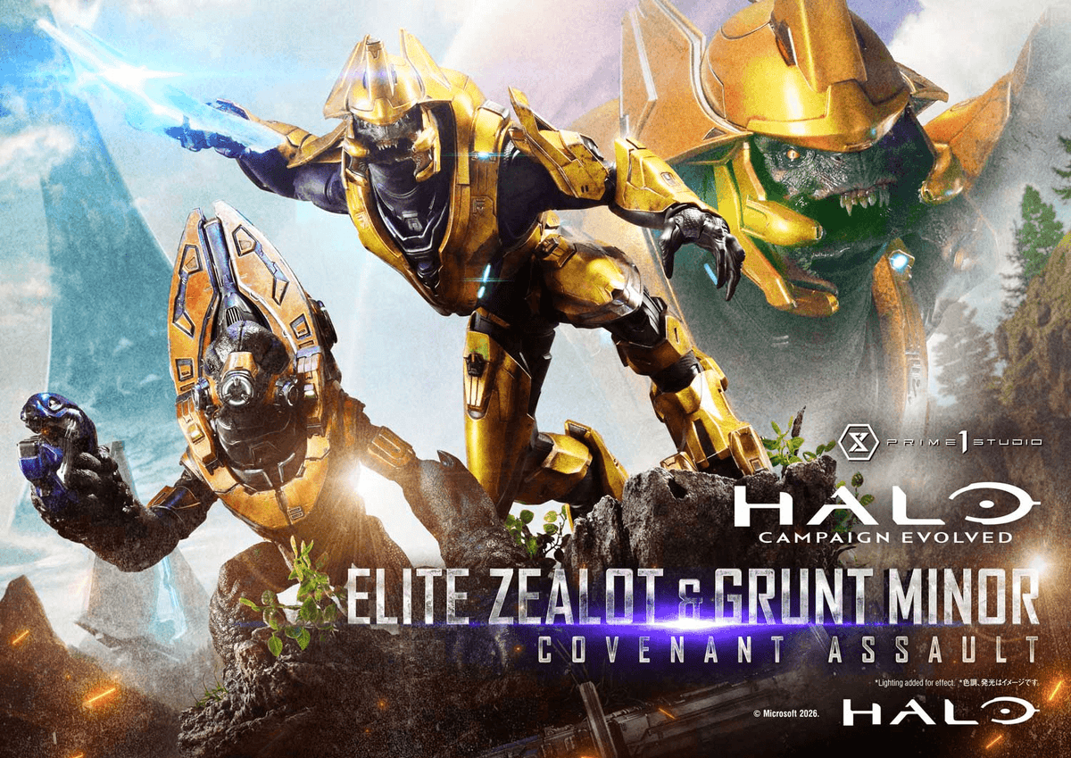 Ultimate Premium Masterline Halo: Campaign Evolved Elite Zealot & Grunt Minor: Covenant Assault