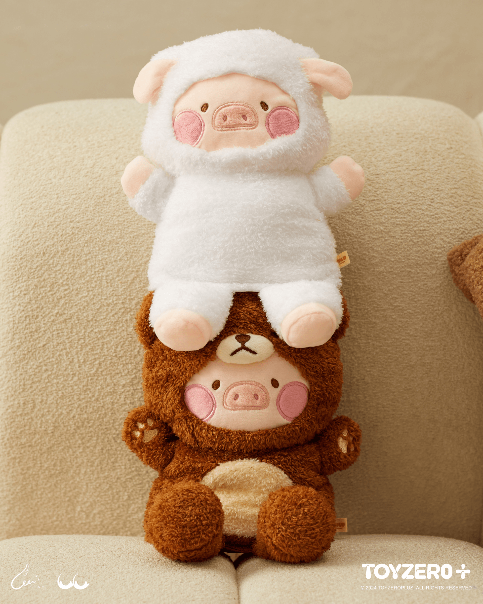 LuLu the Piggy Costume Series - Fluffy Hand Puppets (Sheep) | 781005758195