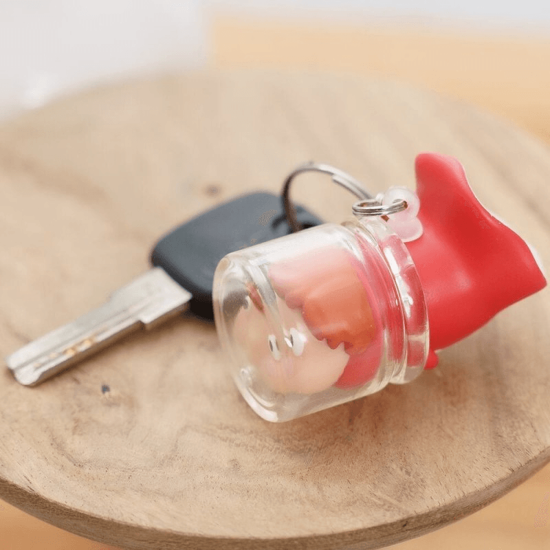 Stuck in Bottle Soft Key Holder "PONYO" (Box/6) | 4990593449798
