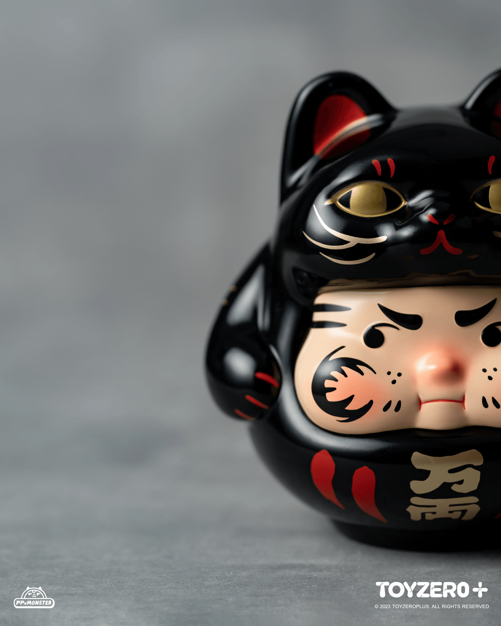 200% PP Lucky Cat Daruma (Black cat edition) | 796548113332