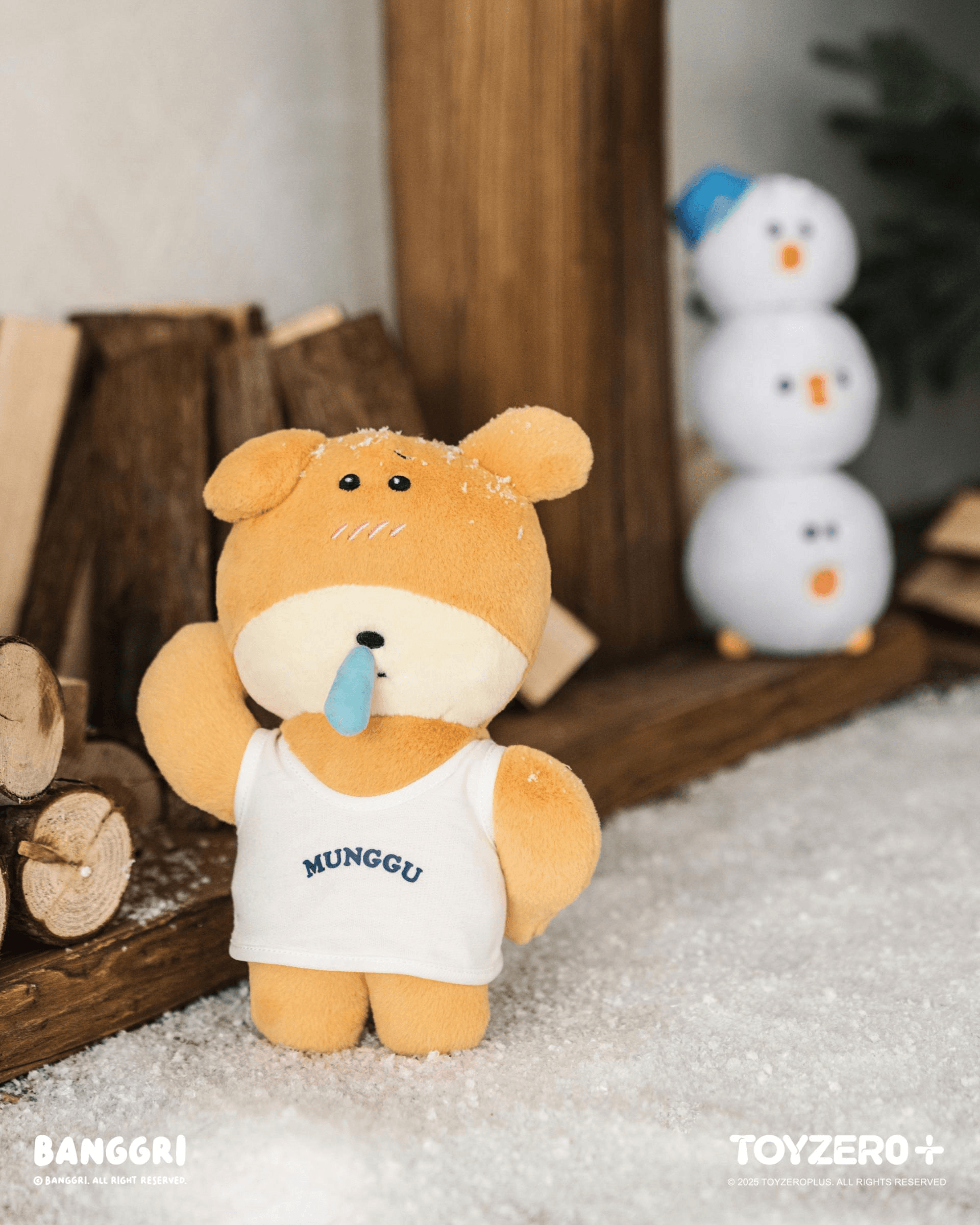 BANGGRI Winter Series - Unstable Snowball Bang-ari Plush | 6978531762084
