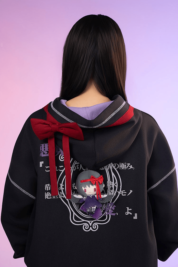 Puella Magi Madoka Magica The Movie -Rebellion- Hoodie Homura Akemi | 4580828671997