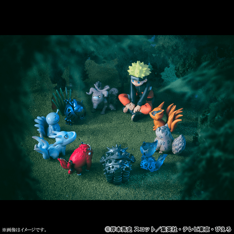 TAITO G.E.M. Series GAIDEN NARUTO SHIPPUDEN UZUMAKI NARUTO & BIJU SET (Repeat)