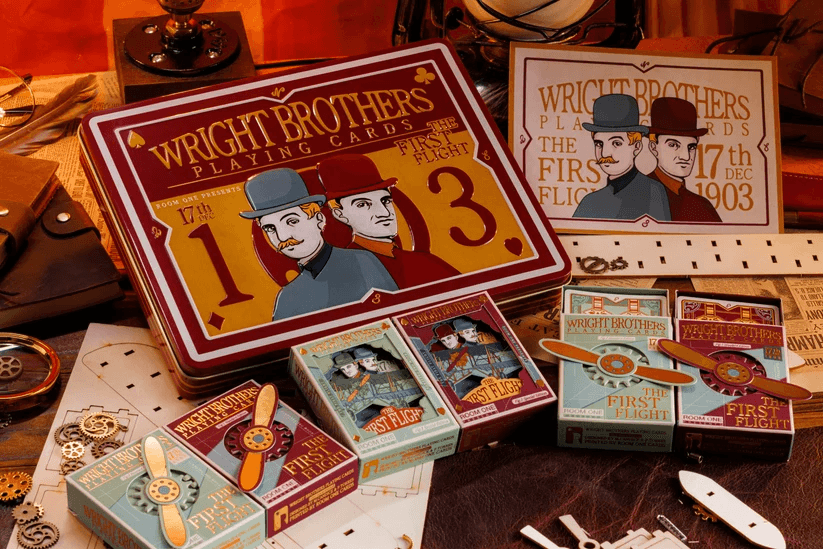 Wright Brothers Playing Cards - HALF-BRICK SET