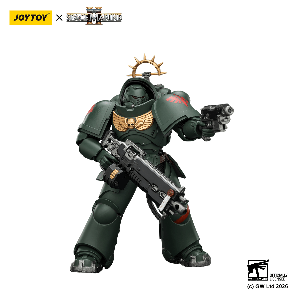 Game Edition Dark Angels Heavy Intercessor with Heavy Bolt Rifle and Bolt Pistol | 6927054403684