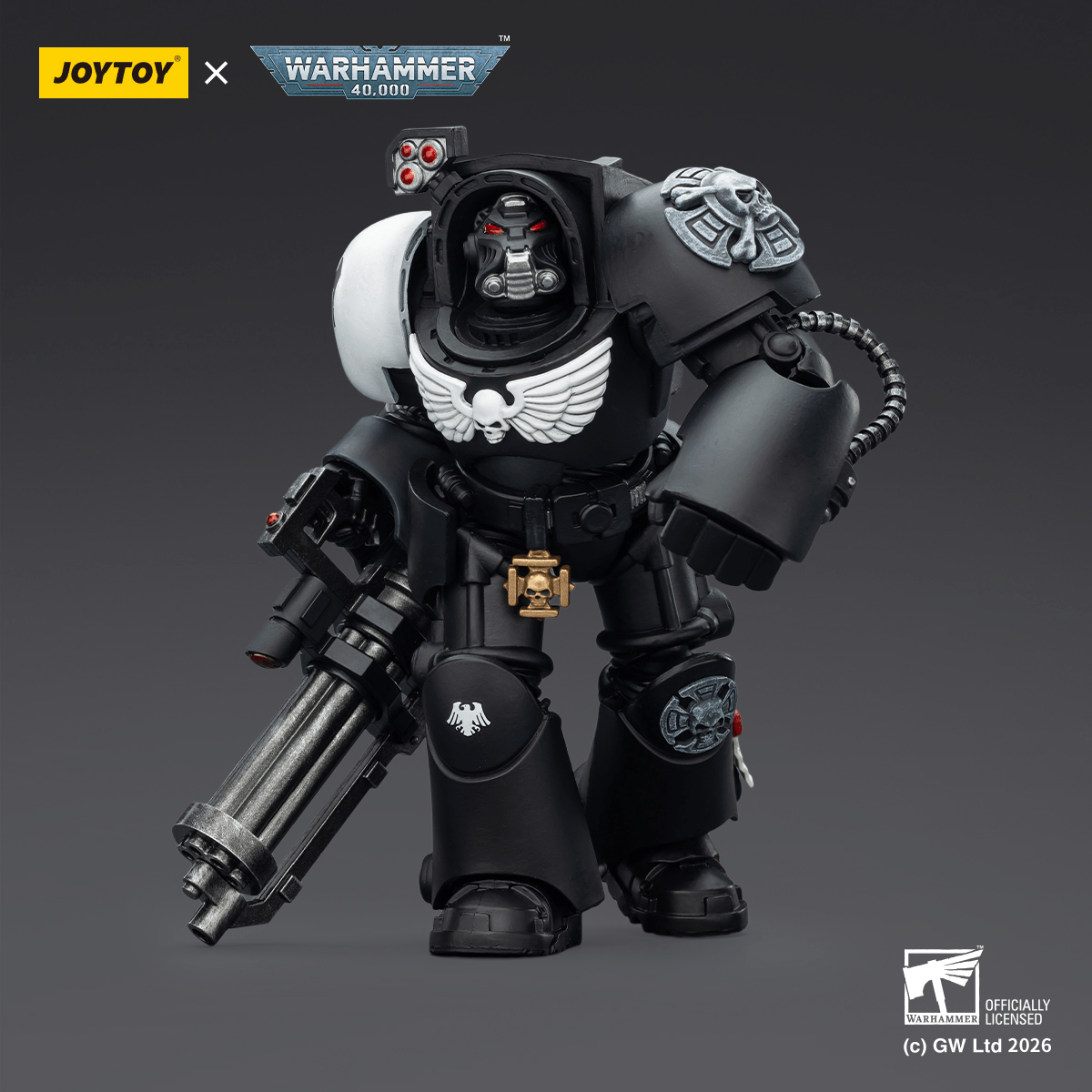 Raven Guard Terminator 3 with Power Fist and Assault Cannon | 6927054403264