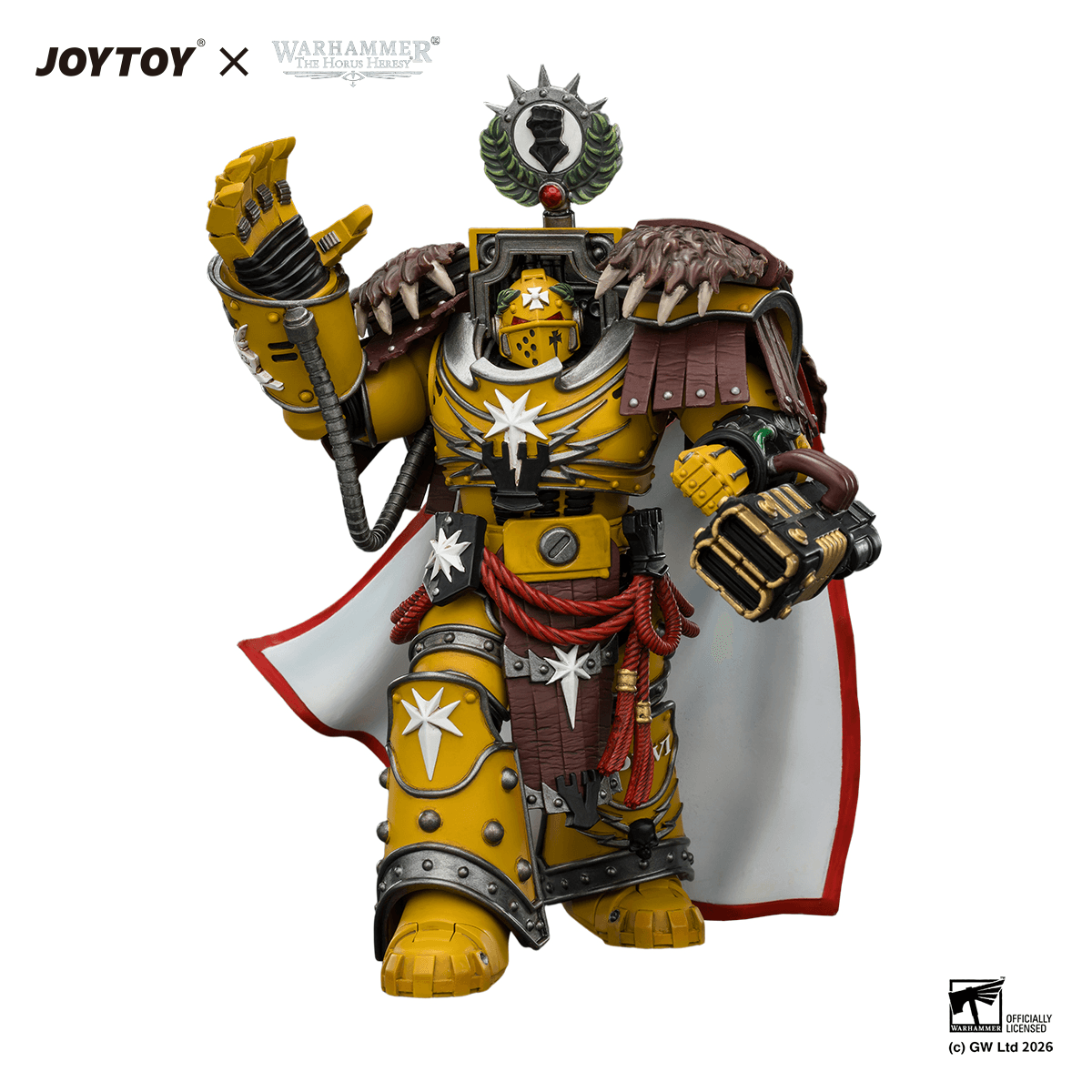Imperial Fists Lord Castellan Evander Garrius, The Tyrant of Cthonia with the Subjugator and Incineratus | 6927054404209