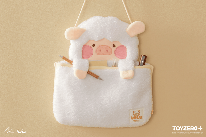 LuLu the Piggy Costume Series - Fluffy Wall Bag (Sheep) | 781005758157