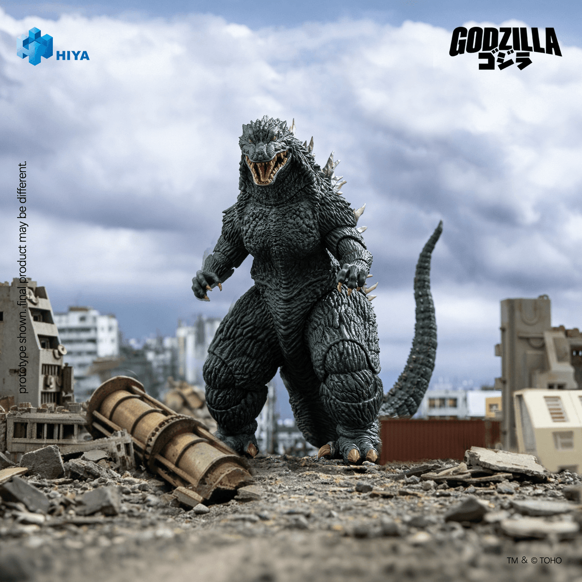HIYA Exquisite Basic Series None Scale 7 Inch Godzilla vs. Megaguirus 2000 Godzilla Action Figure