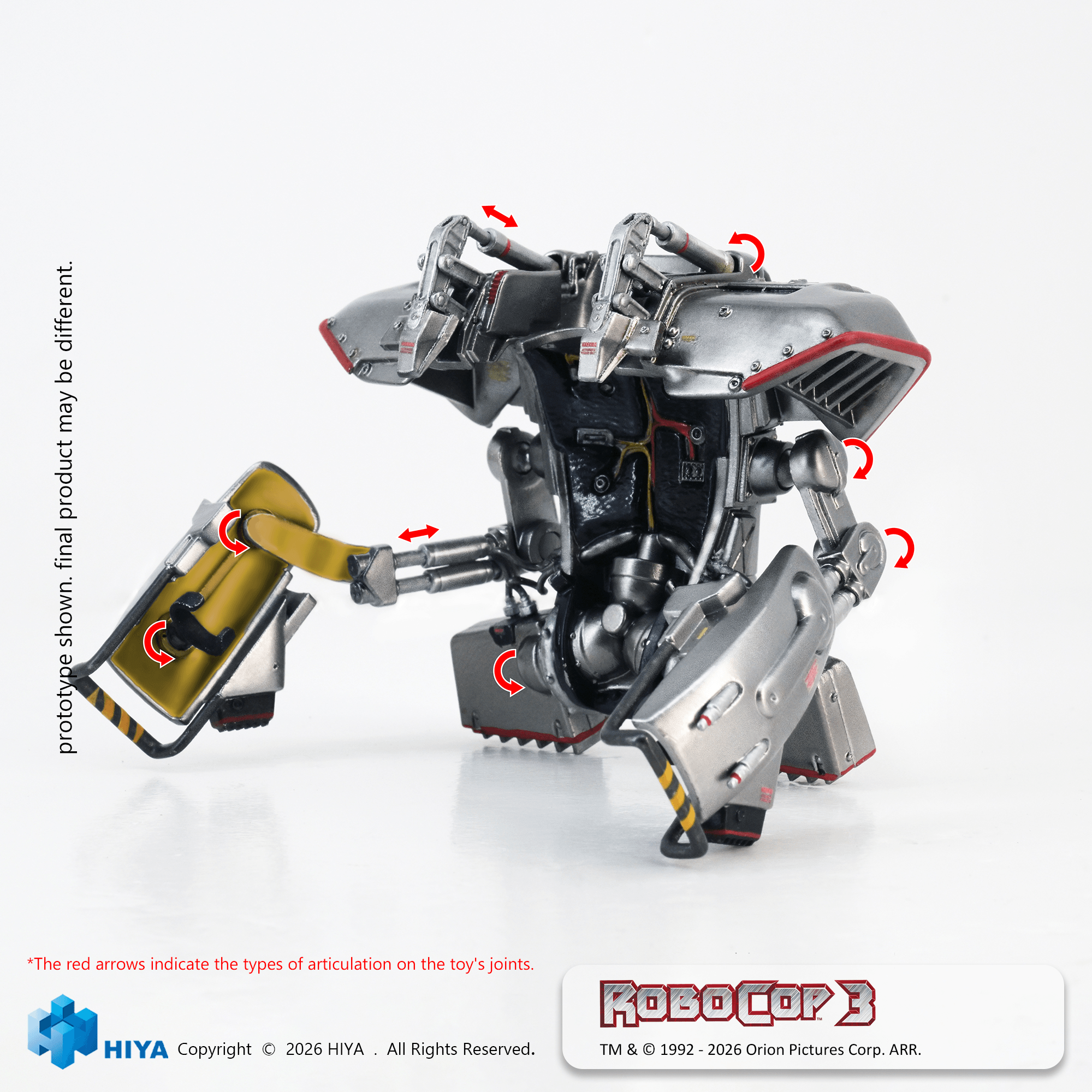 HIYA Exquisite Super Series 112 Scale 6.5 Inch RoboCop 3 RoboCop Action Figure | 6957534205606