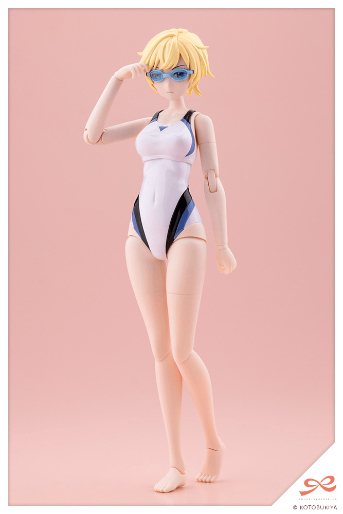 RUI SAOTOME【TOUOU HIGH SCHOOL COMPETITIVE SWIMSUIT】DREAMING STYLE WHITE DOLPHIN | 4934054087891