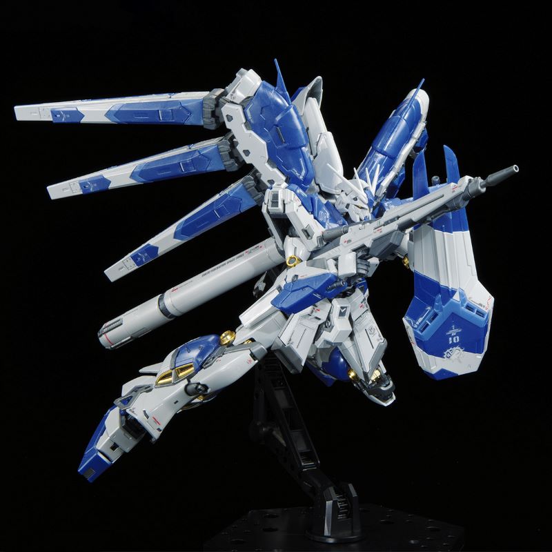 P-Bandai RG 1/144 The Gundam Base Limited Hi-Nu Gundam [Titanium Finish]