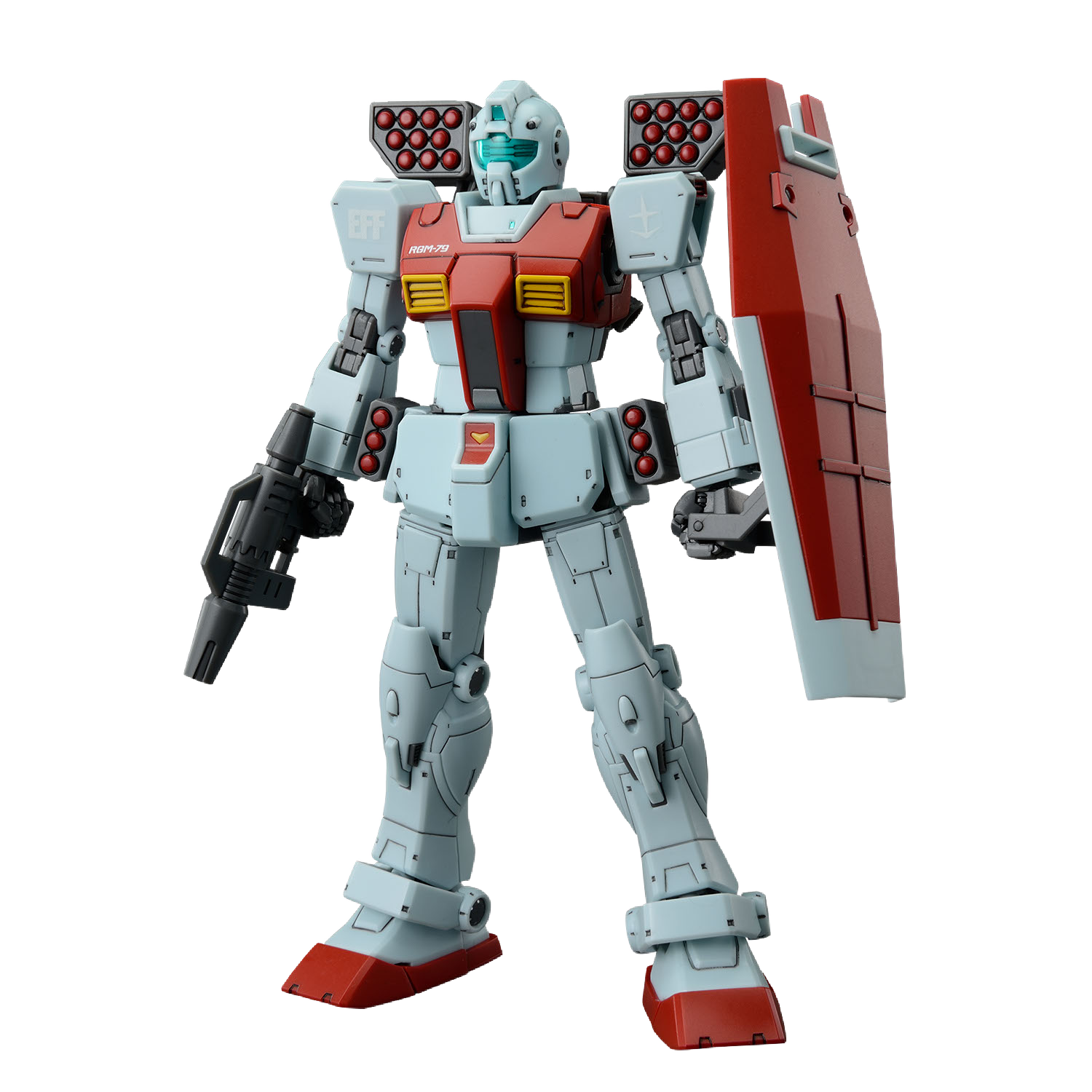 BANDAI Hobby HG 1/144 GM (SHOULDER CANNON / MISSILE POD)(4573102657145)