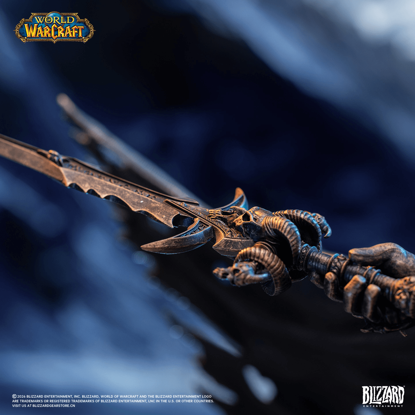 Blizzard World of Warcraft® the Lich King 1/10 Scale Bronze-Colored Edition Statue