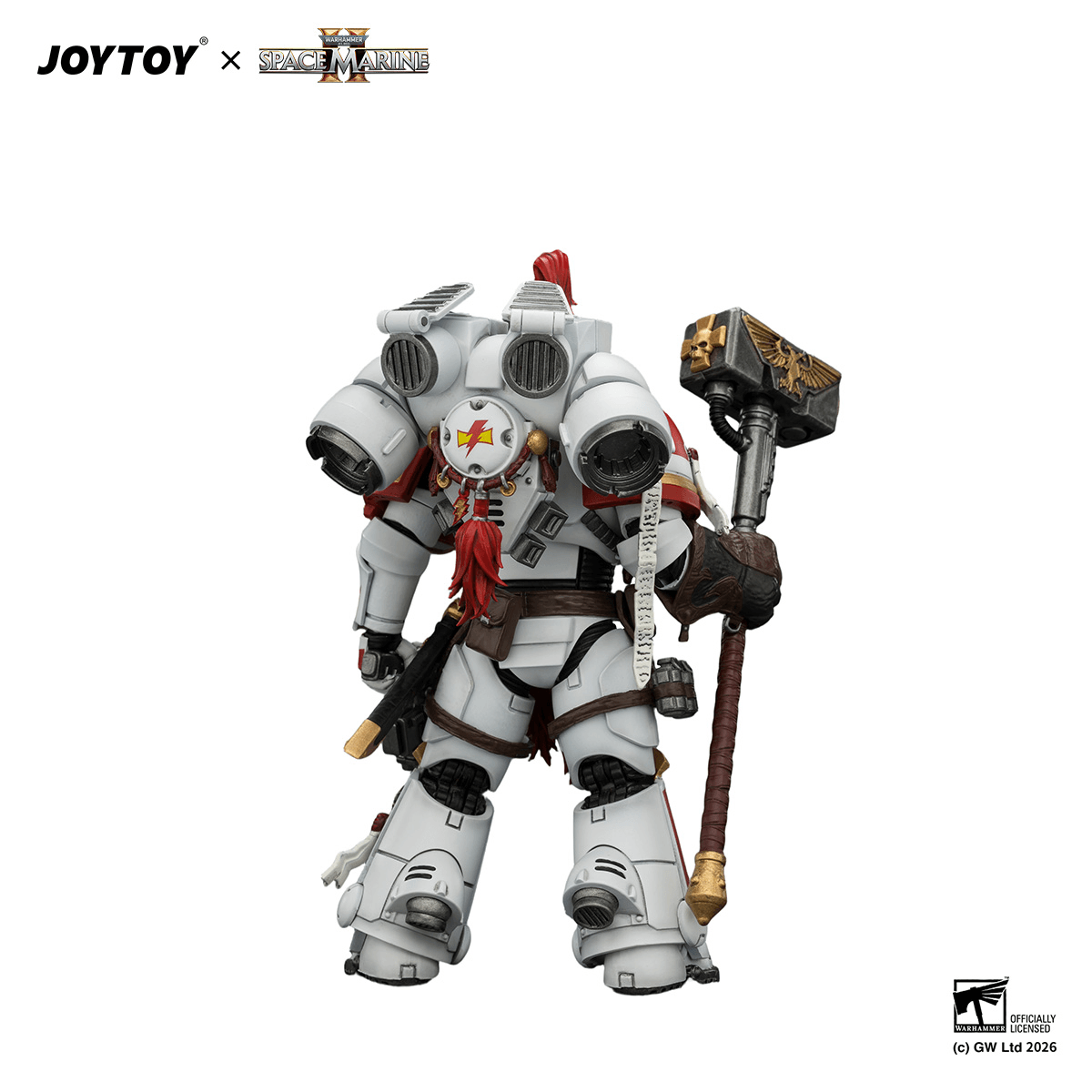Game Edition White Scars Assault Intercessor Champion with Thunder Hammer and Bolt Pistol | 6927054404407