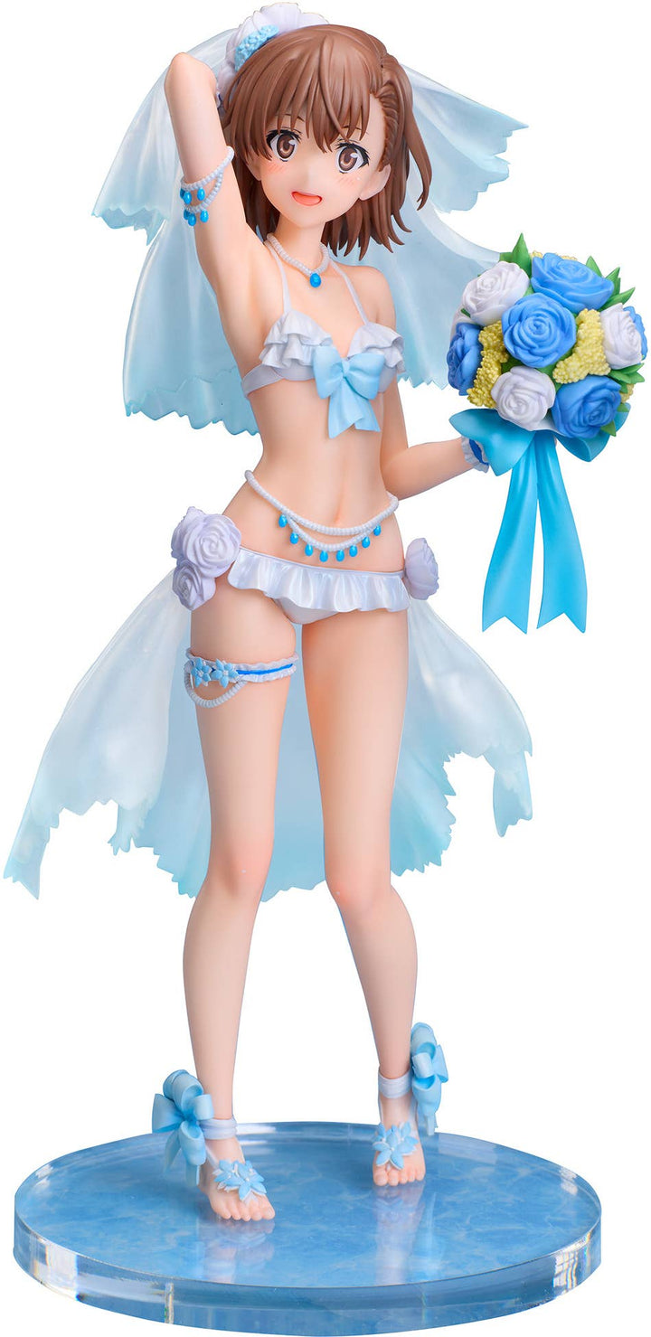 A･DIMENSION A Certain Scientific Railgun T Mikoto Misaka Wedding swim Swimsuit Ver. 1/7 Complete Figure | 4595057570065