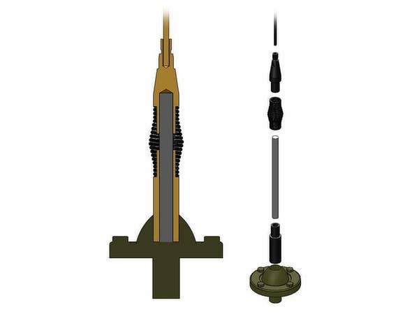 Adlers Nest 1/35 WWII US Army Antenna Base and Cap AS-3916 US | 4582278203285