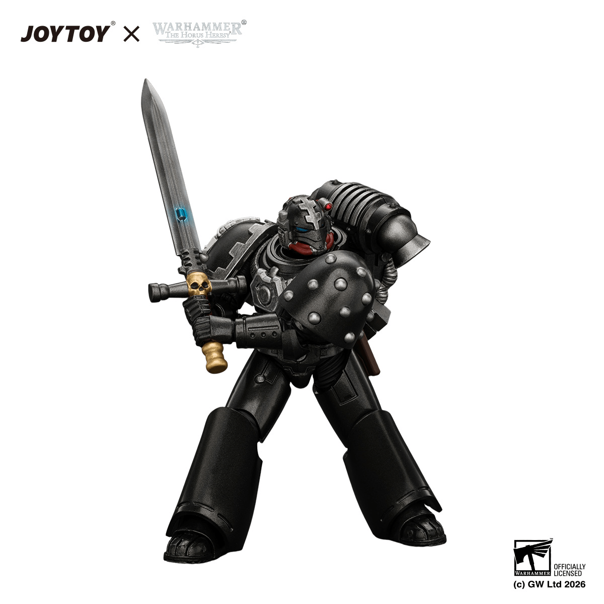 Iron Hands MkVI Tactical Sergeant with Bolter, Plasma Pistol & Power sword