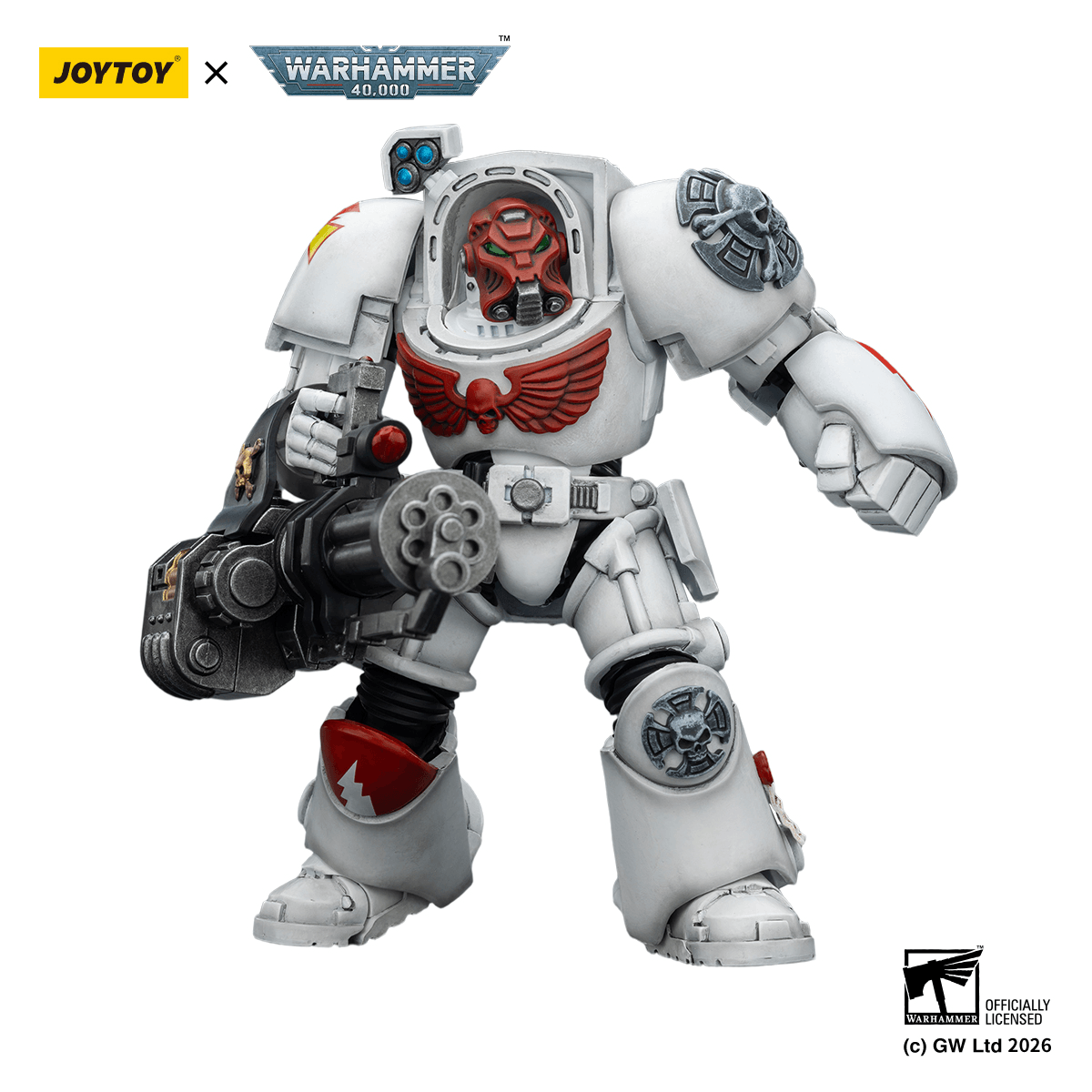 White Scars Terminator 3 with Power Fist and Assault Cannon | 6927054403202