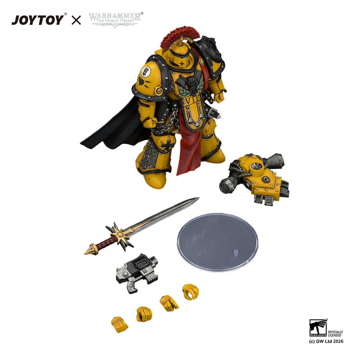 Imperial Fists Legion Praetor in Mk III Armour with Power Sword and Bolt Pistol | 6927054404216