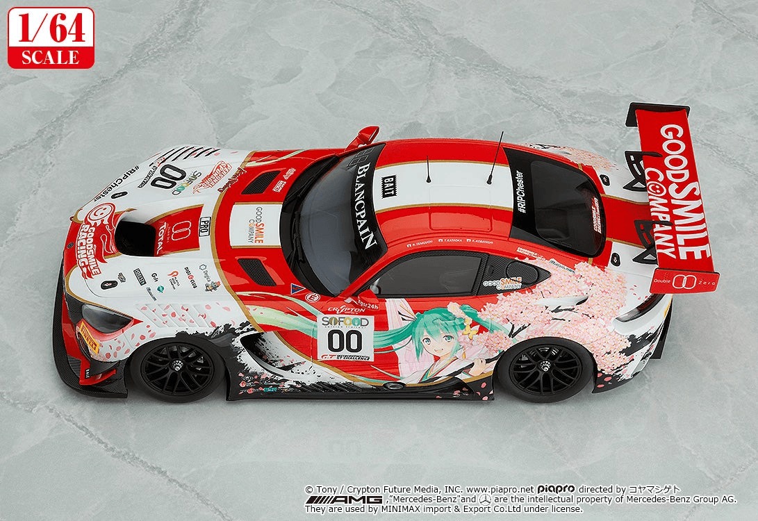 (Rerelease) 1/64 Scale Good Smile Hatsune Miku AMG 2017 SPA24H Ver. - Release Date: 06/2027