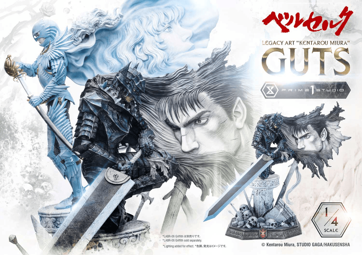Legacy Art "Kentarou Miura" Berserk Guts 1/4 Scale Bonus Version