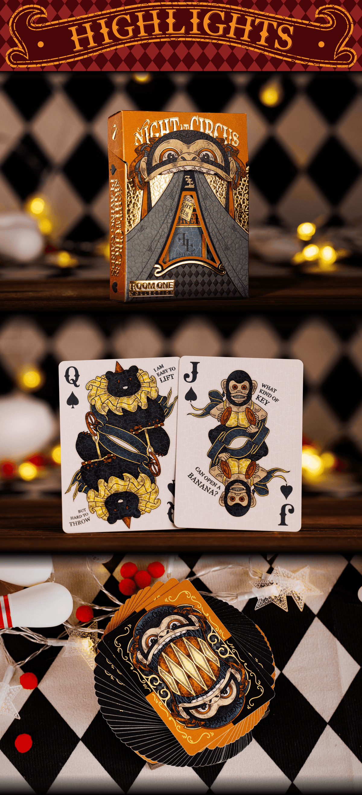 Night at Circus Playing Cards - Collector's Set