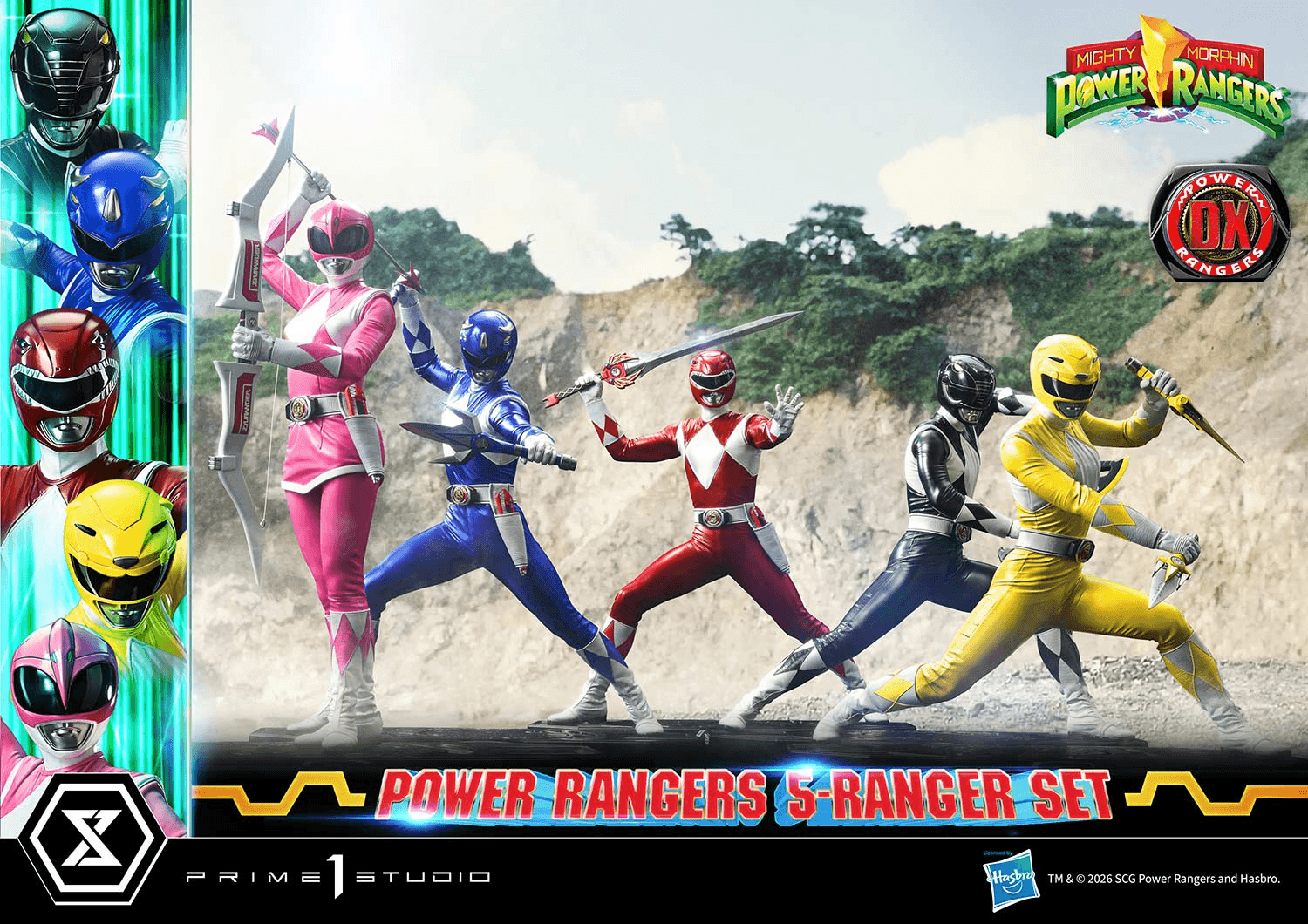 Premium Masterline Mighty Morphin Power Rangers Power Rangers 5-Ranger Set DX Bonus Version
