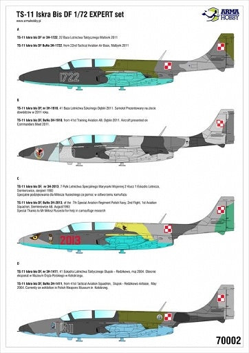 Arma Hobby 1/72 TS-11 Iskra Expert set 'Camo' | 5907747900639