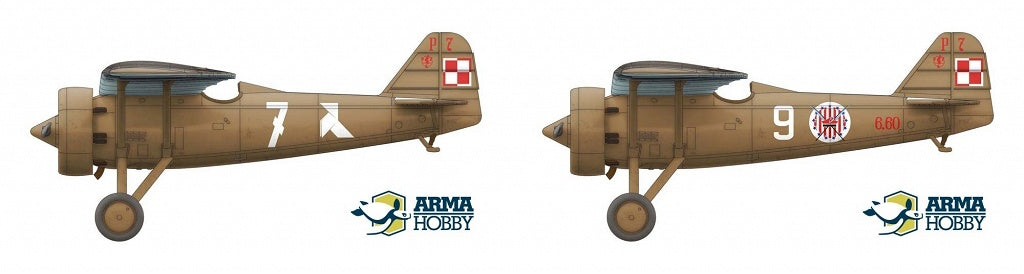 Arma Hobby 1/72 PZL P.7a Deluxe Set | 5907747900707