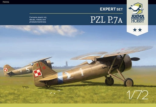 Arma Hobby 1/72 PZL P.7a Expert Set | 5907747900714