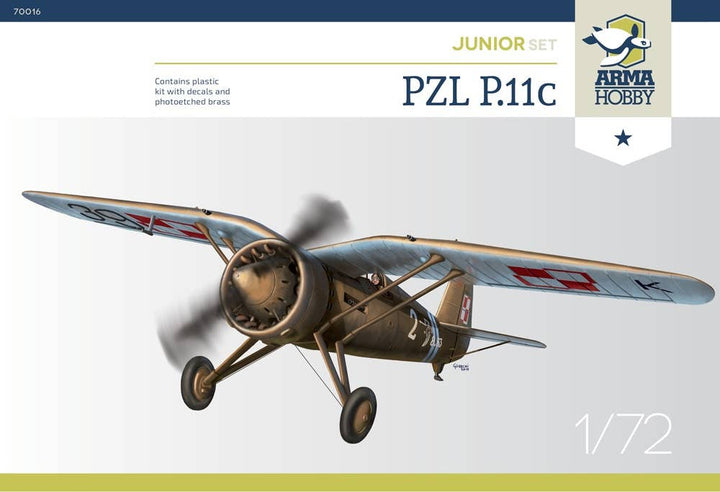 Arma Hobby 1/72 PZL P.11c Junior Set | 5902734373038