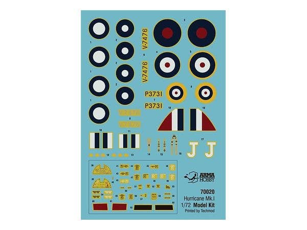 Arma Hobby 1/72 Hurricane Mk I Trop Model Kit | 5902734373083