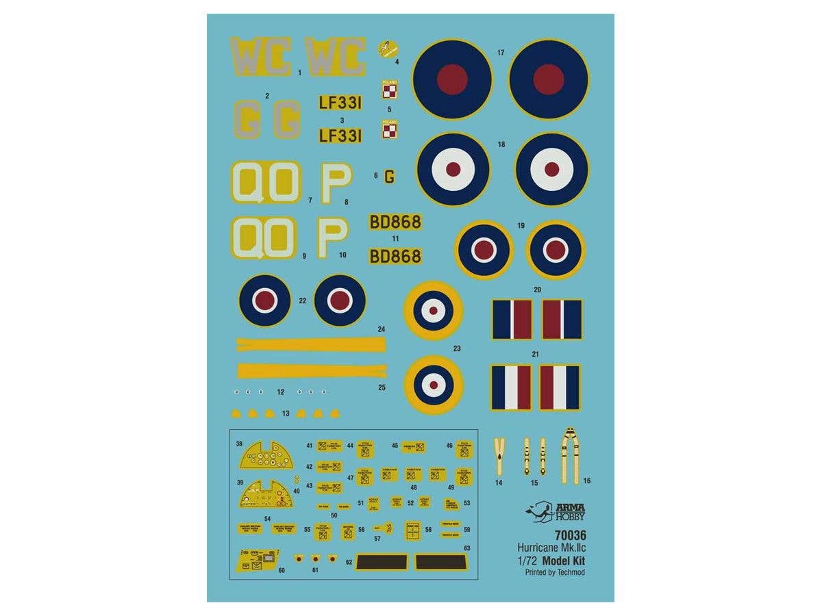 Arma Hobby 1/72 Hurricane Mk IIc Model Kit | 5902734373151