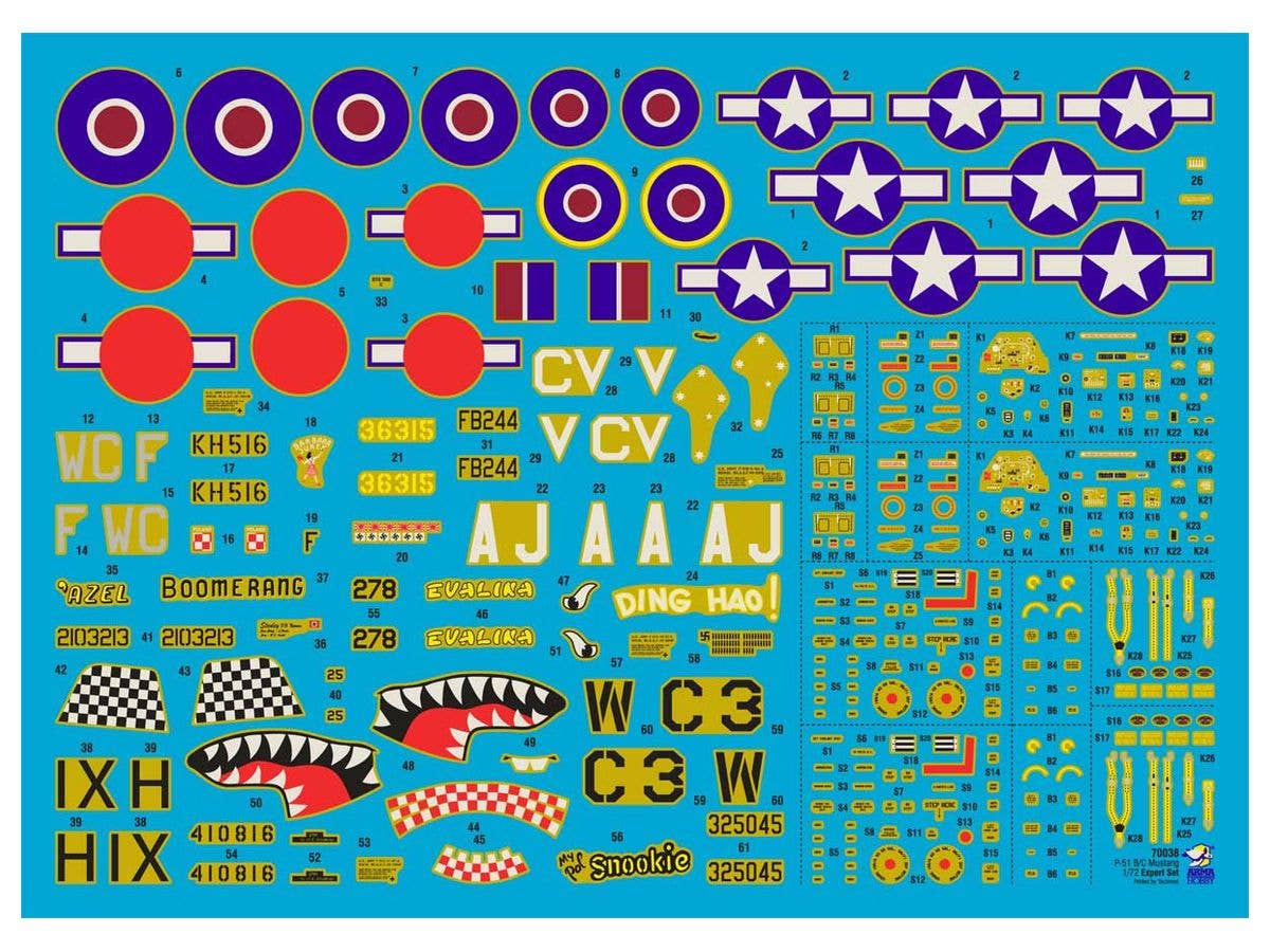 Arma Hobby 1/72 P-51 B/C Mustang Expert Set | 5902734373243