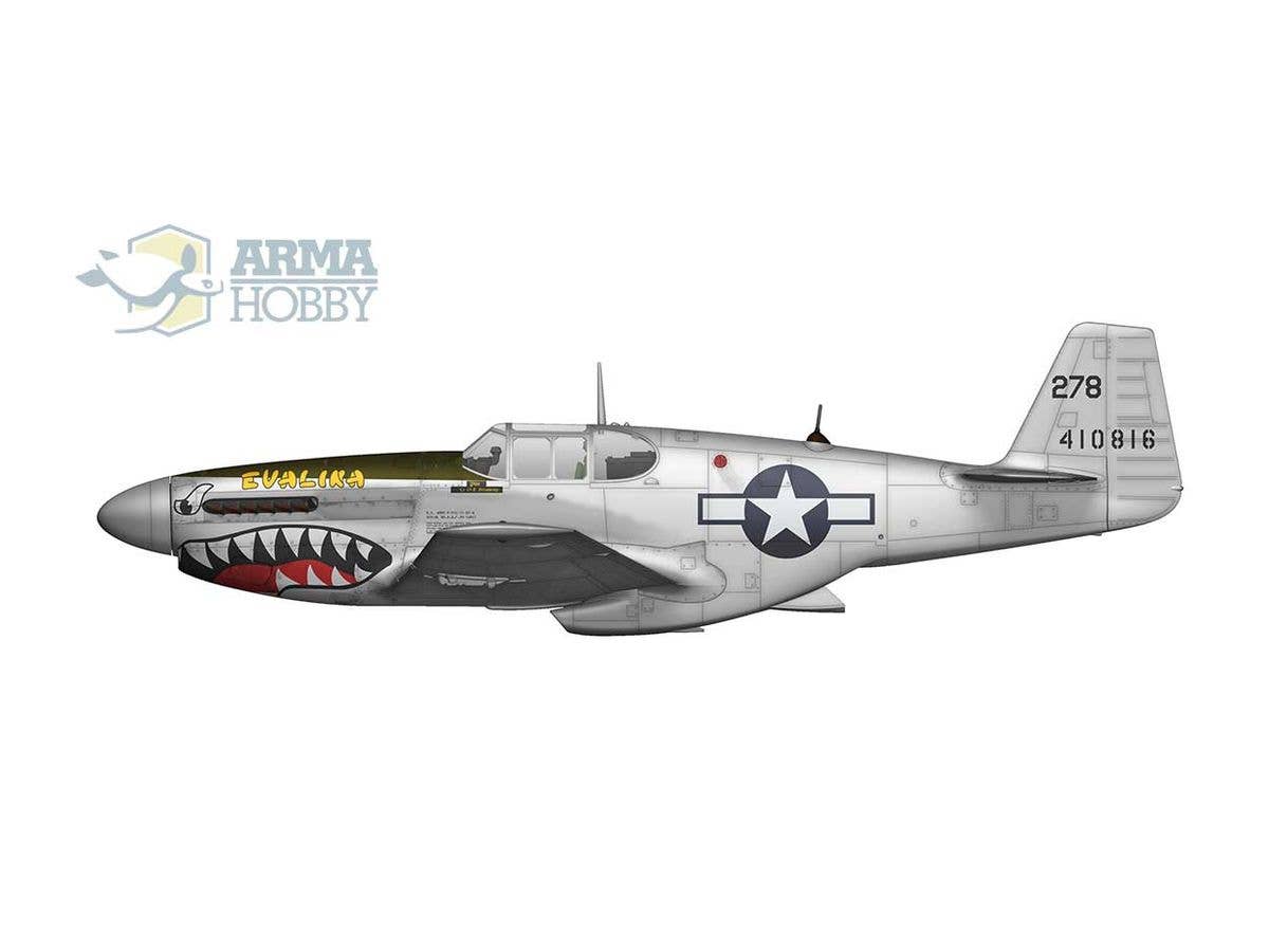 Arma Hobby 1/72 P-51 B/C Mustang Expert Set | 5902734373243