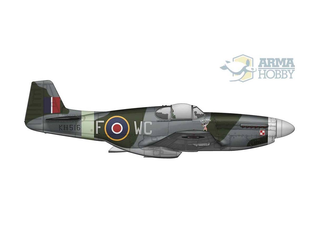 Arma Hobby 1/72 P-51 B/C Mustang Expert Set | 5902734373243