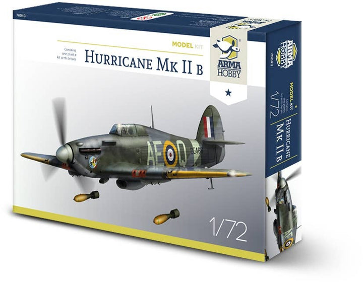 Arma Hobby 1/72 Hurricane MK II B Model Kit | 5902734373267