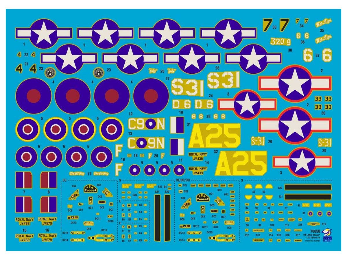 Arma Hobby 1/72 FM-1 & FM-2 Wildcat Deluxe Set | 5902734373342