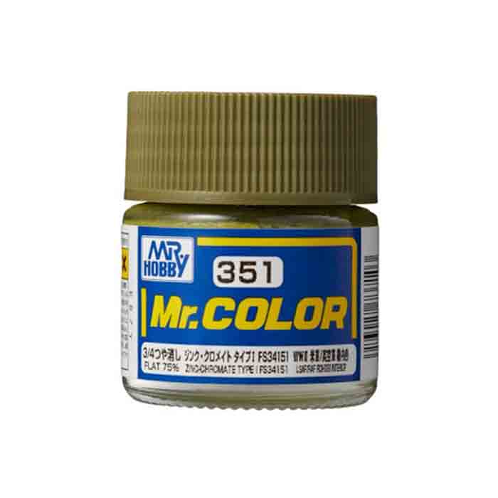 Mr Hobby C351 Zinc-Chromate Type FS34151 [US army/airforce aircraft interior] | 4973028717693