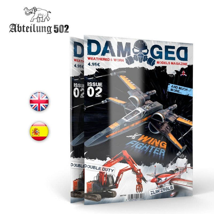 Abteilung502 DAMAGED, Worn and Weathered Models Magazine - 02 (English) | 8436564923998