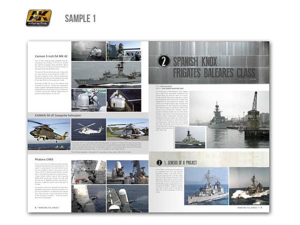 AK Interactive Modelling Full Ahead #1: Knox & Baleares Class - English | 8436535570985