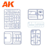 AK Interactive 1/35 FJ43 Pickup with DShKM Plastic Model Kit