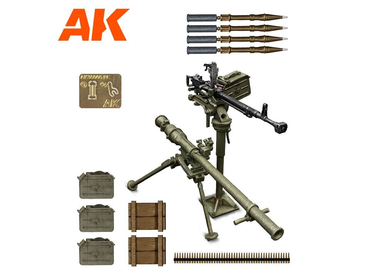 AK Interactive 1/35 Double Railway Track Section | 8435568314085